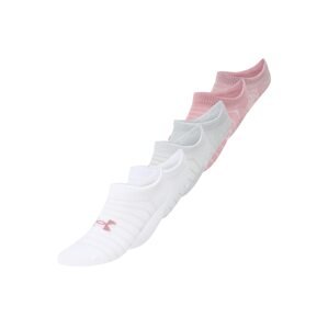 UNDER ARMOUR Športové ponožky  sivá / ružová / biela