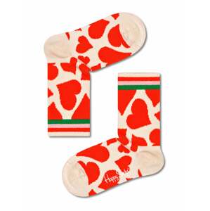 Happy Socks Ponožky  béžová / zelená / červená / biela