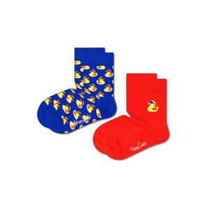 Happy Socks Ponožky  modrá / zmiešané farby / červená