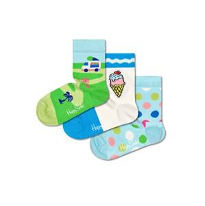 Happy Socks Ponožky 'Ice Cream'  modrá / svetlomodrá / zelená / biela
