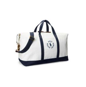 Polo Ralph Lauren Víkendová taška  námornícka modrá / biela