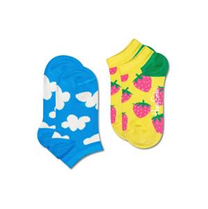 Happy Socks Ponožky  azúrová / žltá / ružová / biela