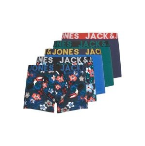JACK & JONES Boxerky  modrá / námornícka modrá / tmavomodrá / smaragdová