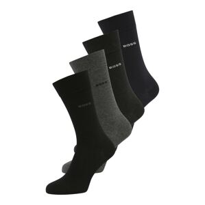 BOSS Black Ponožky  námornícka modrá / antracitová / sivá melírovaná / čierna