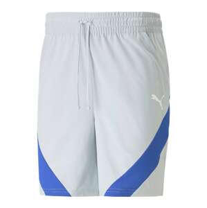 PUMA Športové nohavice  kráľovská modrá / svetlosivá / biela