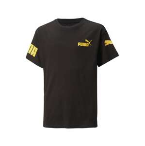 PUMA Tričko 'POWER'  zlatá žltá / čierna