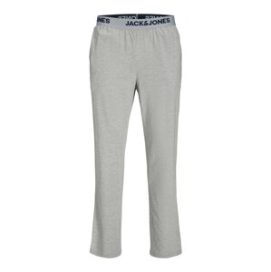 JACK & JONES Pyžamové nohavice 'ARON'  námornícka modrá / sivá / sivá melírovaná