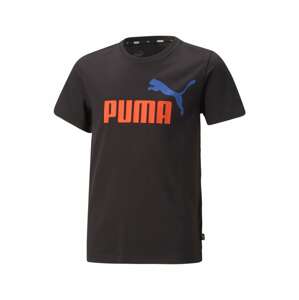 PUMA Funkčné tričko  kráľovská modrá / mandarínková / čierna