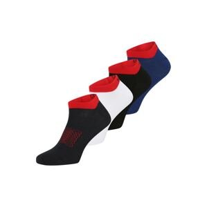 HUGO Ponožky  námornícka modrá / červená / čierna / biela