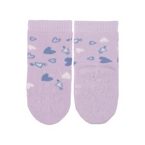 STERNTALER Ponožky  krémová / námornícka modrá / pastelovo fialová