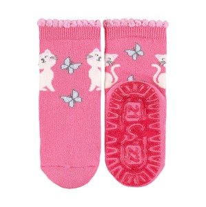 STERNTALER Ponožky  námornícka modrá / ružová / biela