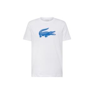LACOSTE Funkčné tričko  nebesky modrá / biela