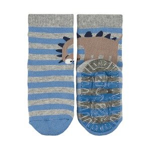 STERNTALER Ponožky  námornícka modrá / dymovo modrá / hnedá / sivá melírovaná