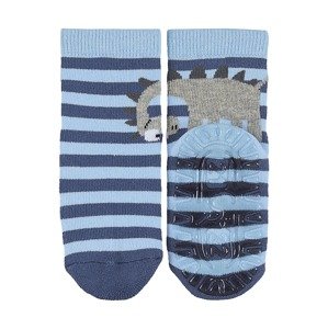 STERNTALER Ponožky  námornícka modrá / nebesky modrá / sivá melírovaná