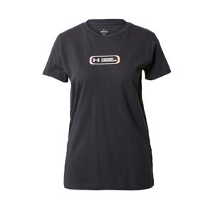 UNDER ARMOUR Funkčné tričko  marhuľová / ružová / čierna / biela