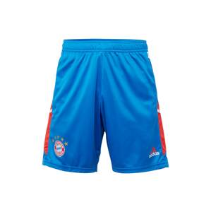 ADIDAS PERFORMANCE Športové nohavice  kráľovská modrá / červená / šedobiela