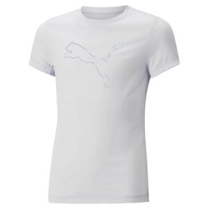 PUMA Funkčné tričko 'NOVA SHINE'  striebornosivá / pastelovo fialová