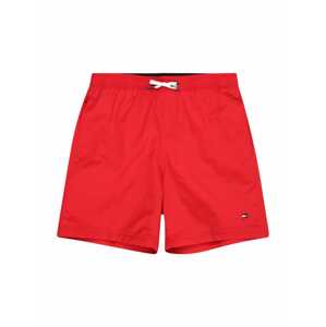 Tommy Hilfiger Underwear Plavecké šortky  tmavomodrá / svetločervená / šedobiela