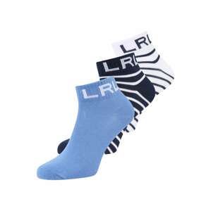 Lauren Ralph Lauren Ponožky  tmavomodrá / svetlomodrá / biela