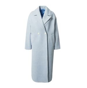 UNITED COLORS OF BENETTON Prechodný kabát  svetlomodrá / biela