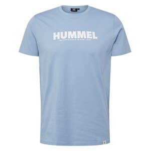 Hummel Funkčné tričko  modrosivá / biela