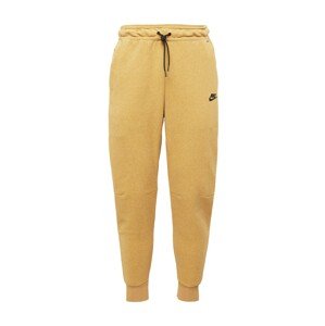 Nike Sportswear Nohavice  zlatá žltá / čierna