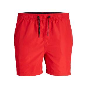 JACK & JONES Plavecké šortky 'Fiji'  červená