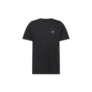 ADIDAS PERFORMANCE Funkčné tričko 'Aeroready Gator Graphic Sleeve'  tmavosivá / čierna / biela
