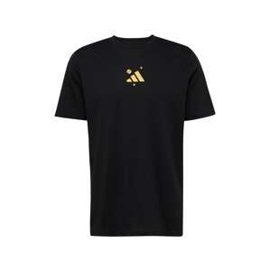 ADIDAS PERFORMANCE Funkčné tričko 'Aeroready Make A Break Graphic'  zlatá / ružová / čierna / biela