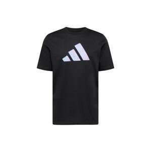 ADIDAS PERFORMANCE Funkčné tričko 'Graphic'  azúrová / ružová / čierna