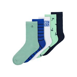 NAME IT Ponožky 'VAKS'  kráľovská modrá / tmavomodrá / mätová / biela