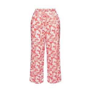 ESPRIT Pyžamové nohavice  koralová / biela