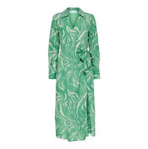 Selected Femme Curve Šaty 'SIRINE'  trávovo zelená / pastelovo zelená