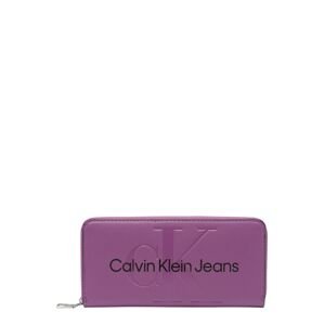 Calvin Klein Jeans Peňaženka  orchideová / čierna