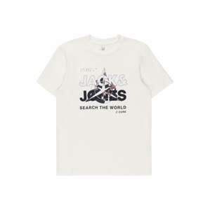 Jack & Jones Junior Tričko  béžová / čierna / biela