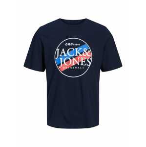 Jack & Jones Junior Tričko 'Cody'  modrá / tmavomodrá / červená / biela