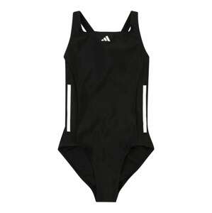 ADIDAS PERFORMANCE Športové plavky 'Cut 3-Stripes'  čierna / biela