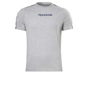 Reebok Sport Funkčné tričko  tmavomodrá / sivá melírovaná