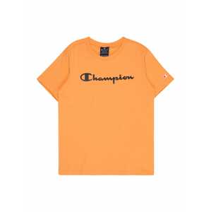 Champion Authentic Athletic Apparel Tričko  oranžová / čierna