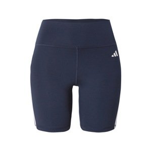 ADIDAS PERFORMANCE Športové nohavice 'Essentials 3-Stripes High-Waisted'  námornícka modrá / biela