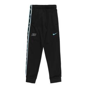 Nike Sportswear Športové nohavice  svetlomodrá / čierna