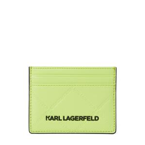 Karl Lagerfeld Peňaženka ' Skuare '  striebornosivá / zelená