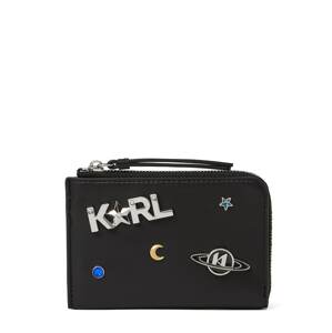 Karl Lagerfeld Peňaženka  modrá / zelená / čierna / strieborná