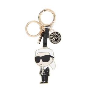 Karl Lagerfeld Prívesky na kľúče ' Ikonik 2.0 '  béžová / zlatá / čierna / biela