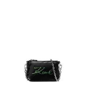 Karl Lagerfeld Peňaženka  zelená / čierna