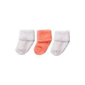 LILIPUT Ponožky  lososová / biela