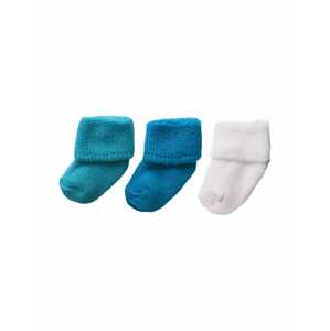 LILIPUT Ponožky  modrá / modrozelená / biela