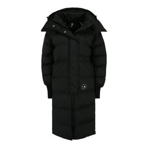 ADIDAS BY STELLA MCCARTNEY Outdoorový kabát 'Long Padded Winter'  čierna / biela