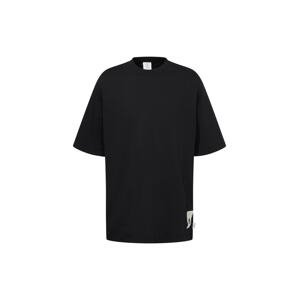 ADIDAS SPORTSWEAR Funkčné tričko 'Lounge'  čierna / biela