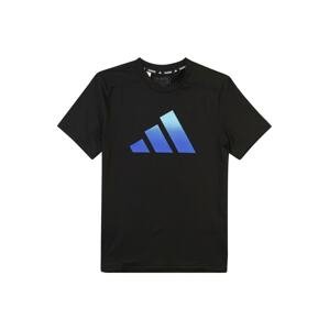 ADIDAS SPORTSWEAR Funkčné tričko  svetlomodrá / tmavomodrá / čierna